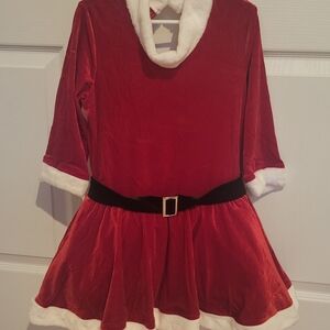 Kids Red Santa Costume Dress